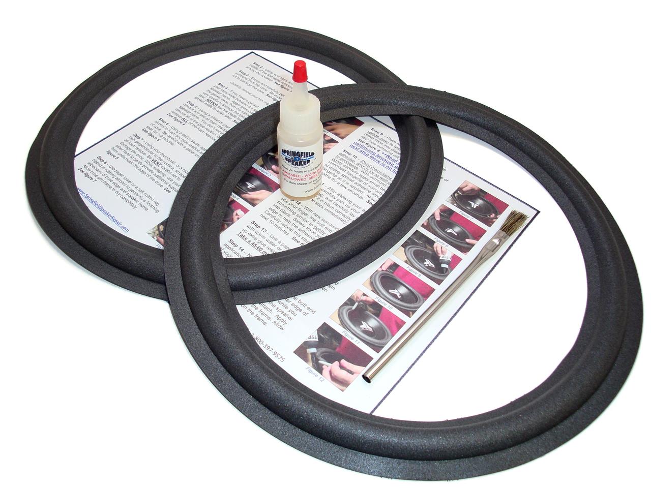 Kit Riparazione Cespuglio In Schiuma Per Altoparlante 12'' JBL - Compatibile Con L100T, L100T3, 2214H, 2214H-1 - Foto 2