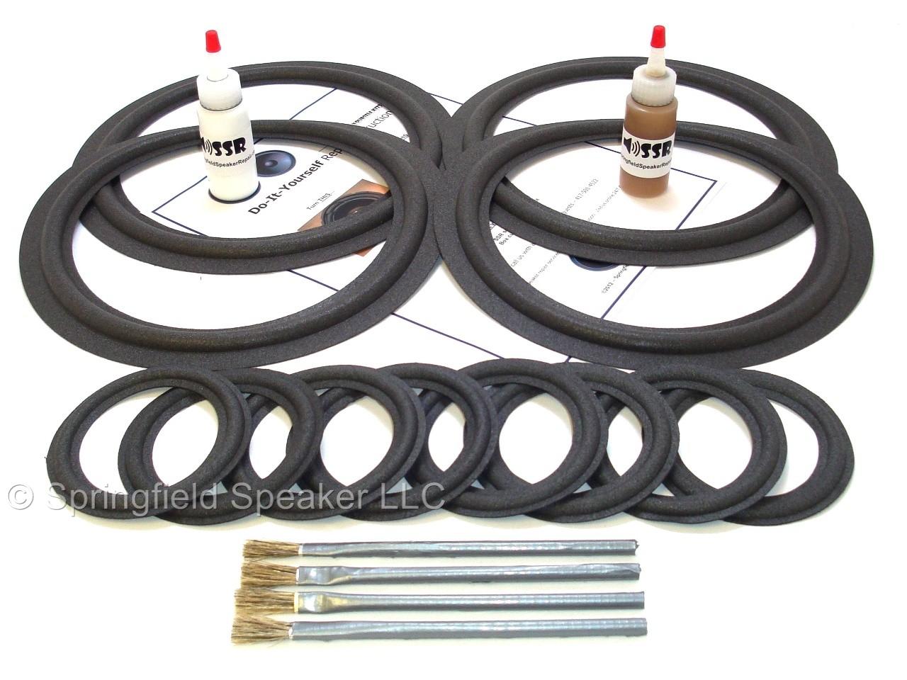 Complete Marantz IMPERIAL 9 Speaker Foam Surround Repair Kit