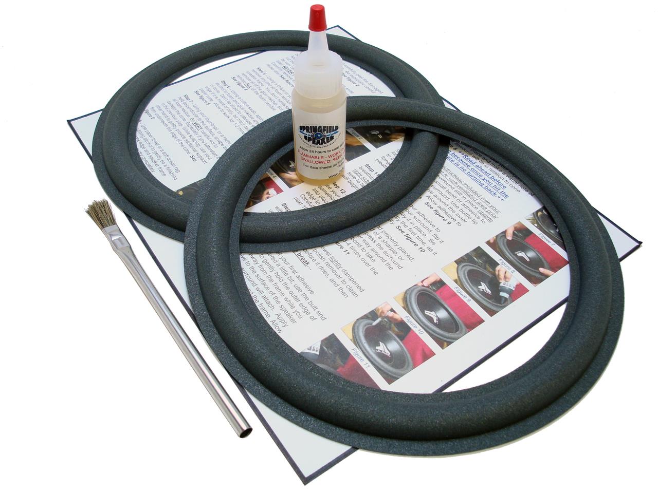 Advent Speaker Foam Surround Kit for 9" Woofer Advent Small, Smaller Springfield Speaker