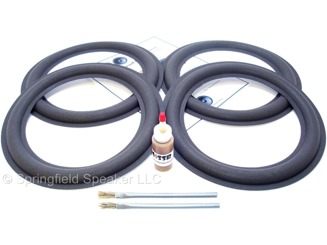 10 Inch Foam Speaker Surround Repair Kit For Acoustic Research AR-5, AR-12, AR-14, AR-32 – Springfield Speaker 2A10-002