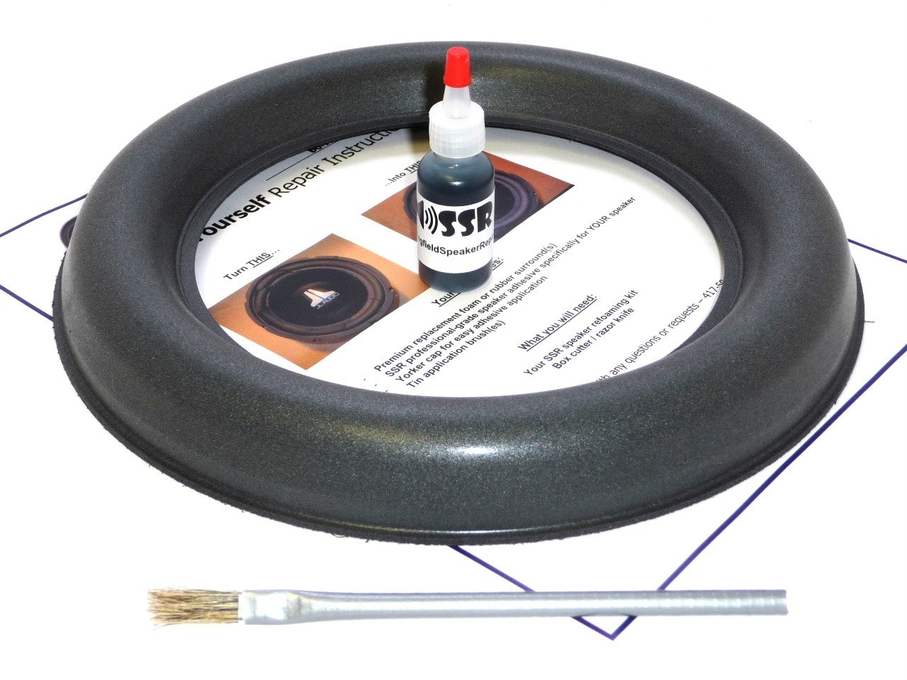 JL Audio 13W7 13-inch Subwoofer Surround Repair Kit – 2JL13W7-01