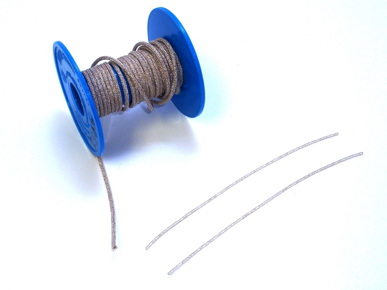 thumbnail image 2 of 1ft Tinsel Lead Wire For Speaker Repair – 4.9mm Flat Braided, By Lord Of Bass 2 of 4