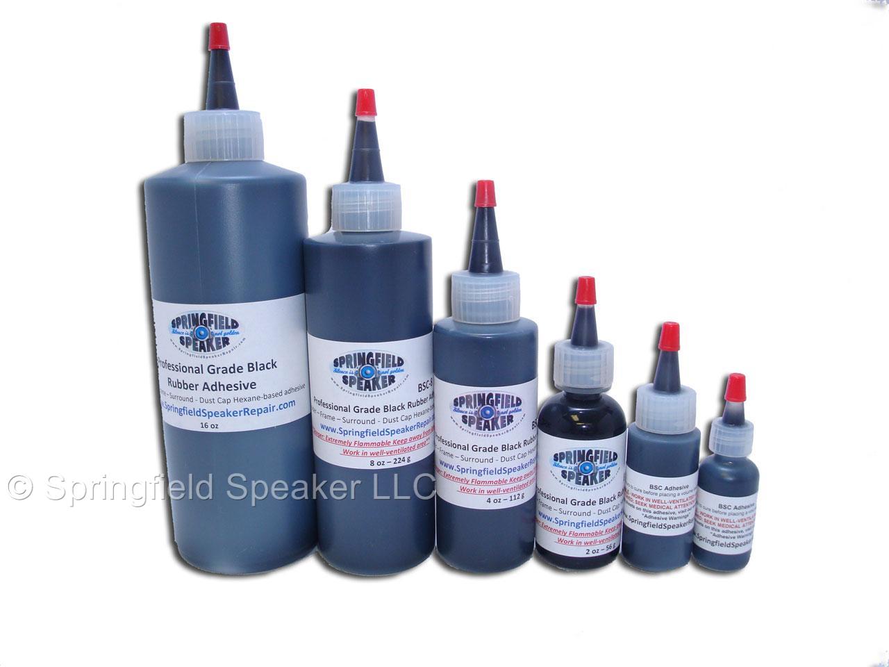 Pro Grade Black Rubberized Speaker Glue Springfield Speaker