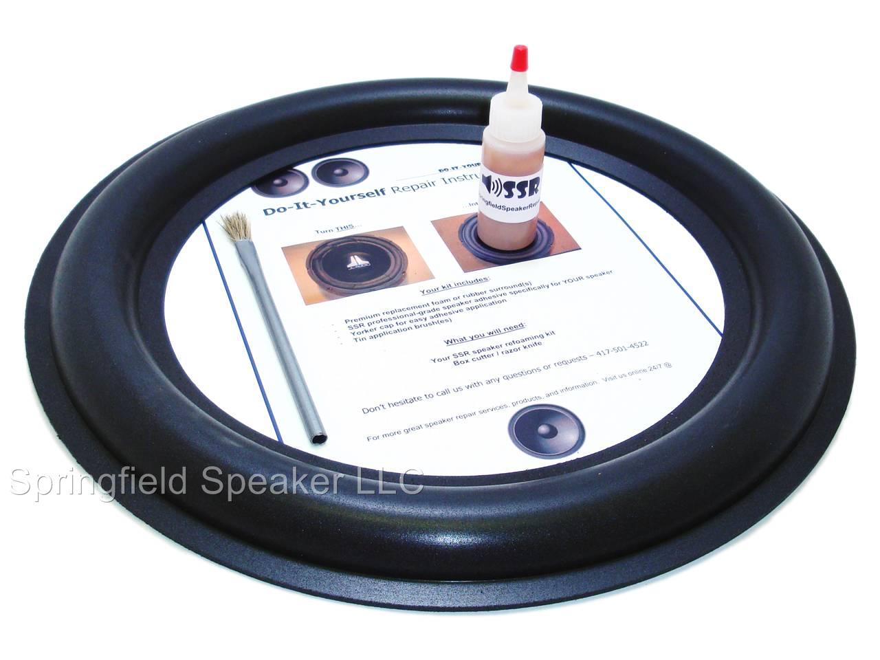 Subwoofer surround hot sale replacement