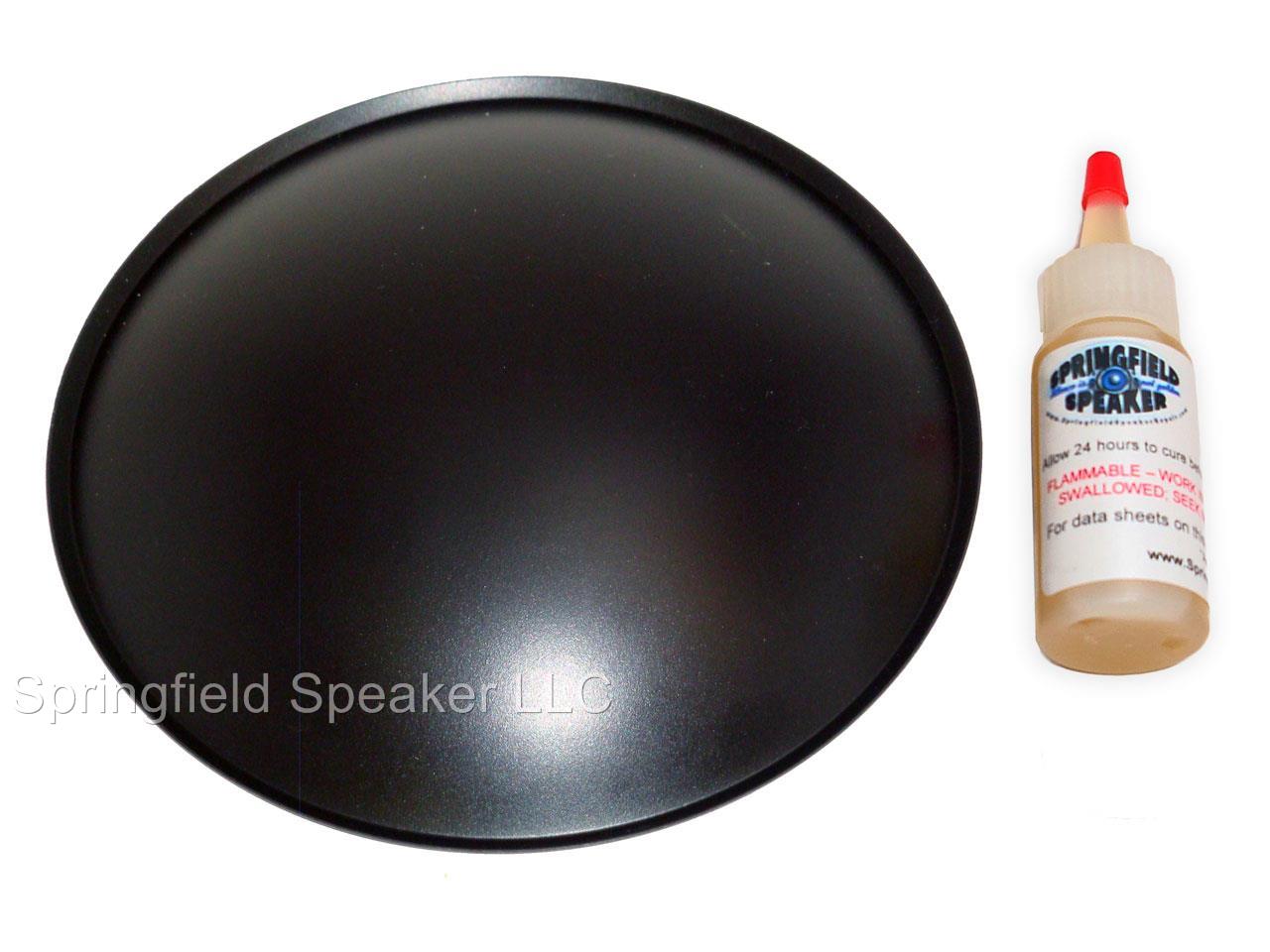 6.5" Poly Dome Single Speaker Subwoofer Dust Cap Kit Springfield