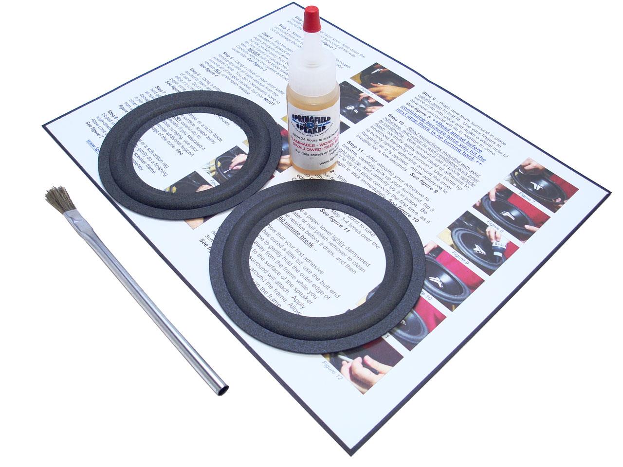 Kit Riparazione Surround JBL 12 Pollici Kit Riparazione Surround In Schiuma Per Altoparlante JBL Da 12 Pollici - Confezione Da 2, Compatibile Con 2J2214-01 Kit Surround Jbl 12 Pollici - Foto 9