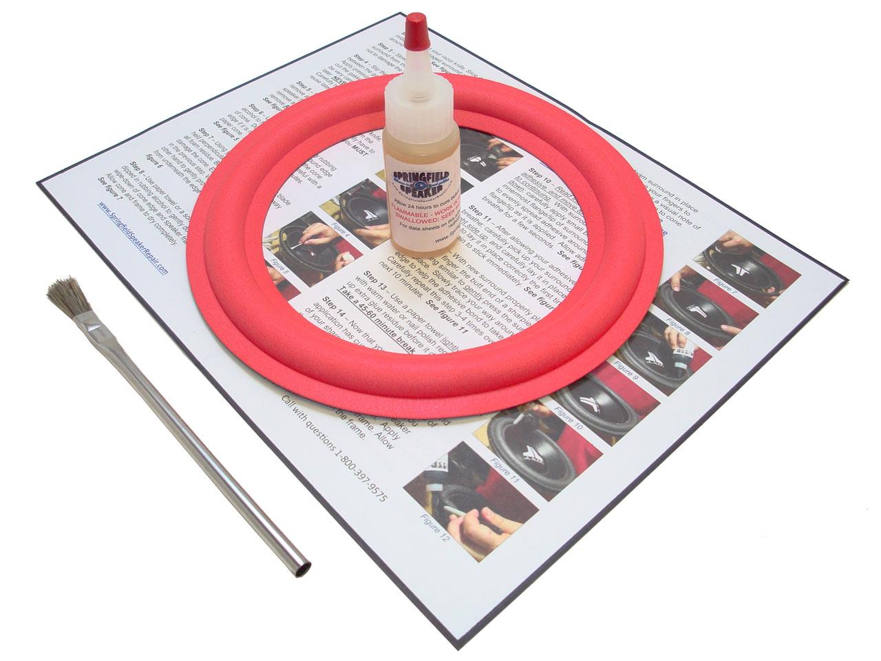 Cerwin Vega 8" Single Speaker Foam Surround Repair Kit 1CV8