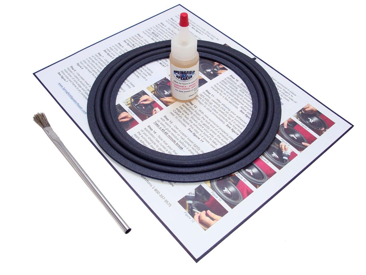 1 JBL 8" Speaker Foam Surround Repair Kit - Toyota, Lexus, Cadillac, Mark Levinson