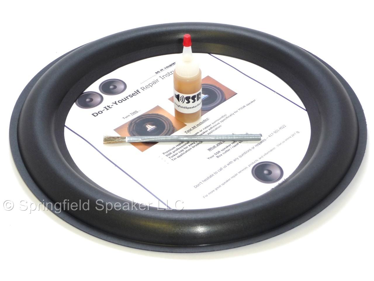 Wide Roll 15" Subwoofer Foam Surround Kit 1WR15 Springfield Speaker