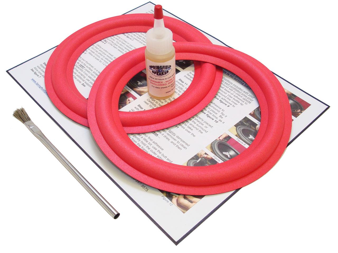 Sound Dynamics 8" Speaker Foam Surround Repair Kit 2CV8 Springfield