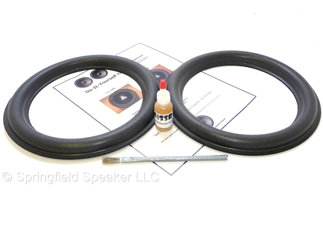 Tall Roll 10" Subwoofer Foam Surround Kit Fits Digital Designs 1510