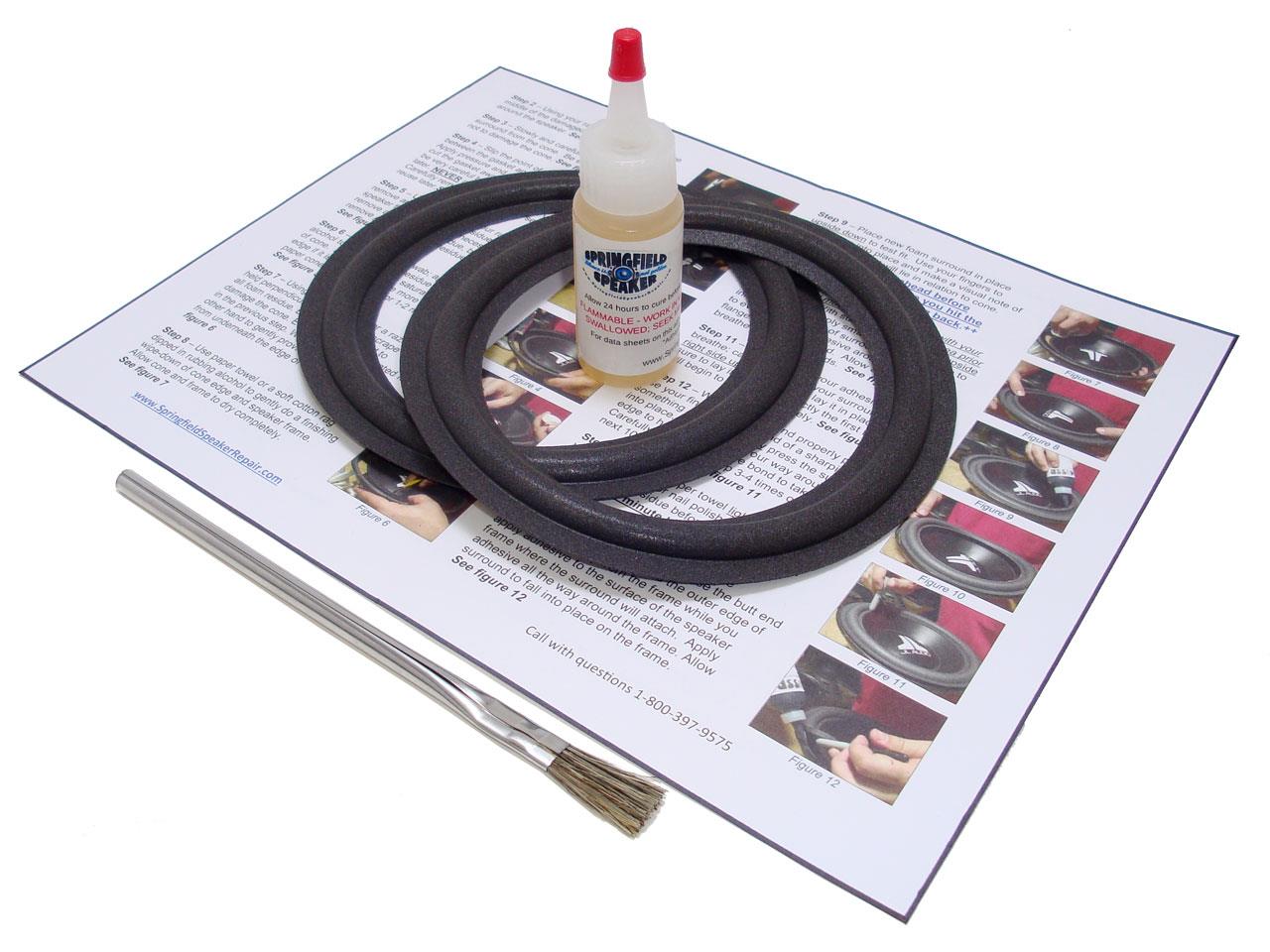 ESS 6" Speaker Foam Surround Repair Kit - 2A6C