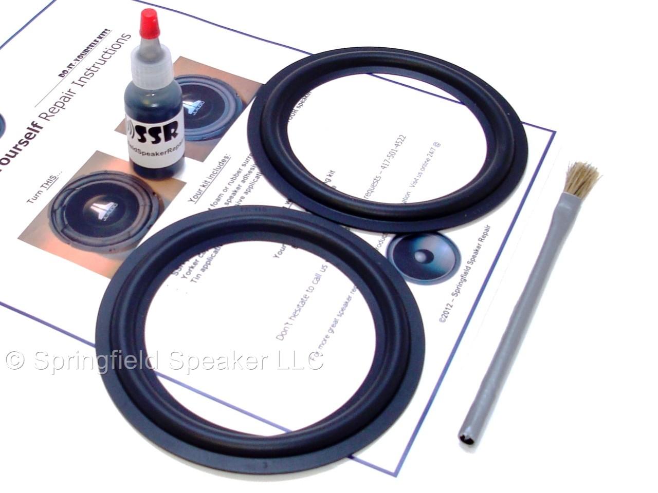 Focal 5" K2 Butyl Rubber Speaker Surround Repair Kit Woofer 2BR5