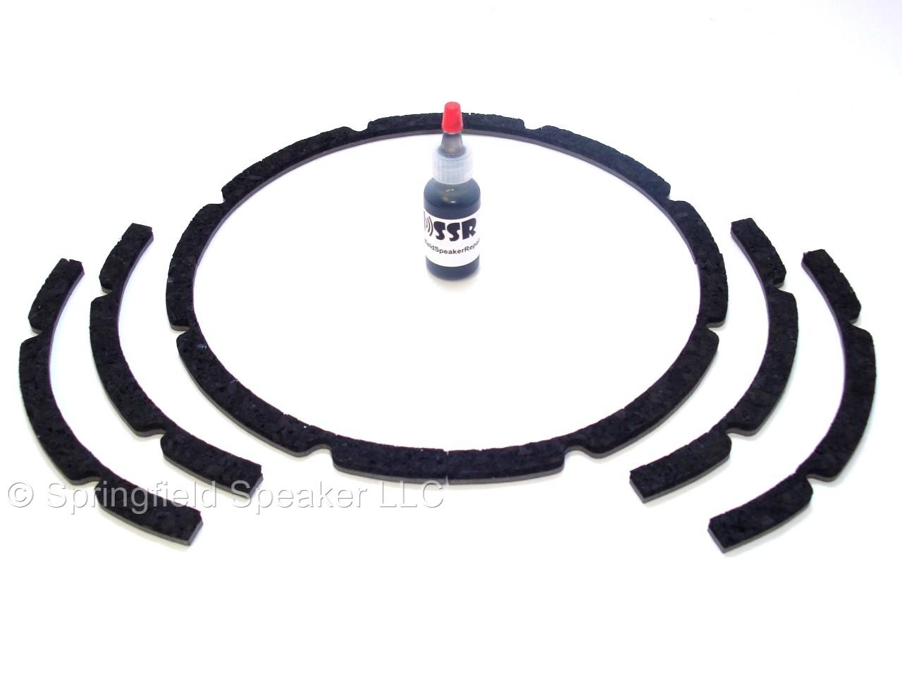 10" ProGrade Rubitex Speaker Gasketsadhesive included Springfield