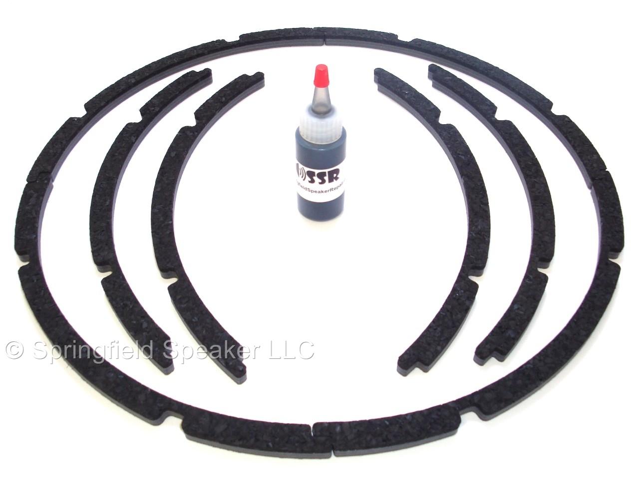 15" ProGrade Rubitex Speaker Gasketsadhesive included Springfield Speaker