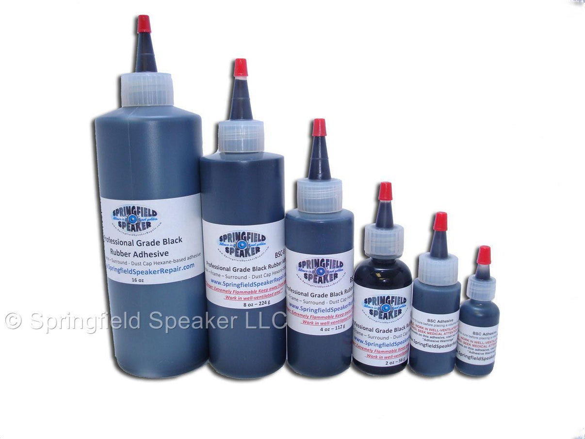 ProGrade Black Rubberized Speaker Glue Springfield Speaker