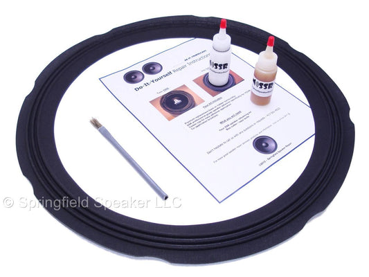 1 piece 18" JBL 2043G Speaker Cloth Surround Repair Kit - 3-Roll Fits Several Models