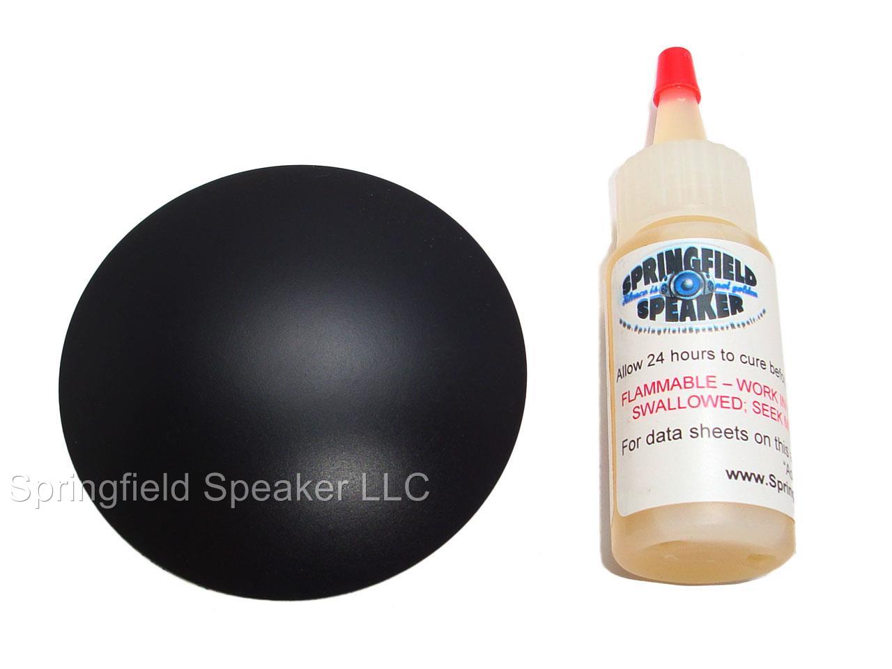 Single 3.25" Poly Inverted Speaker Subwoofer Dust Cap Kit