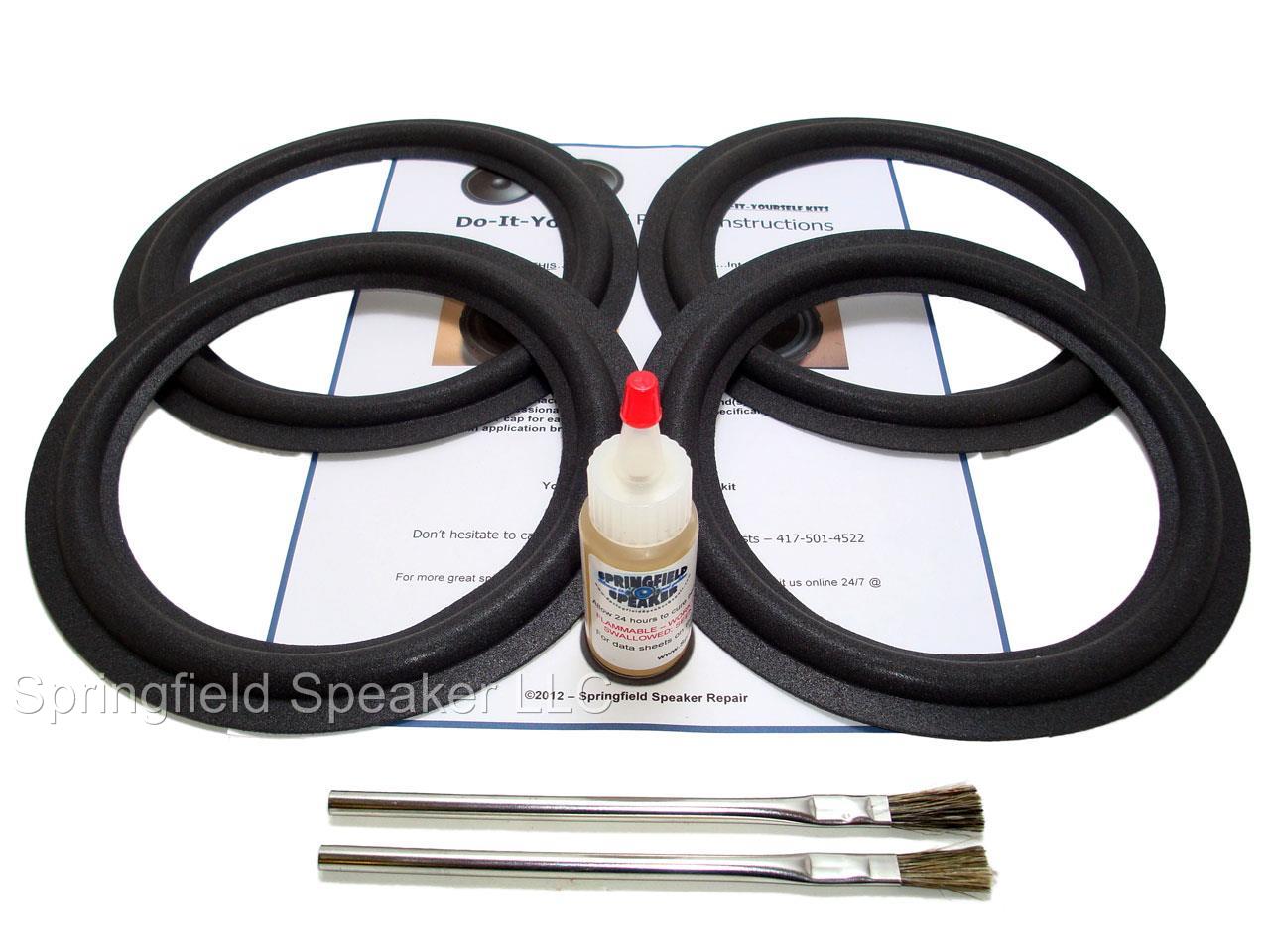 JL Audio 10W8 Single Subwoofer Foam Surround Repair Kit - W6 - 1JL10-09 JL Audio 10W8 Single Subwoofer Foam Surround Repair Kit - W6 - 1JL10-09