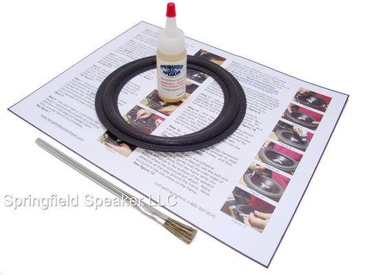 Pioneer Single 6.5" Subwoofer Foam Surround Repair Kit - S-FCRW220-K 2074a